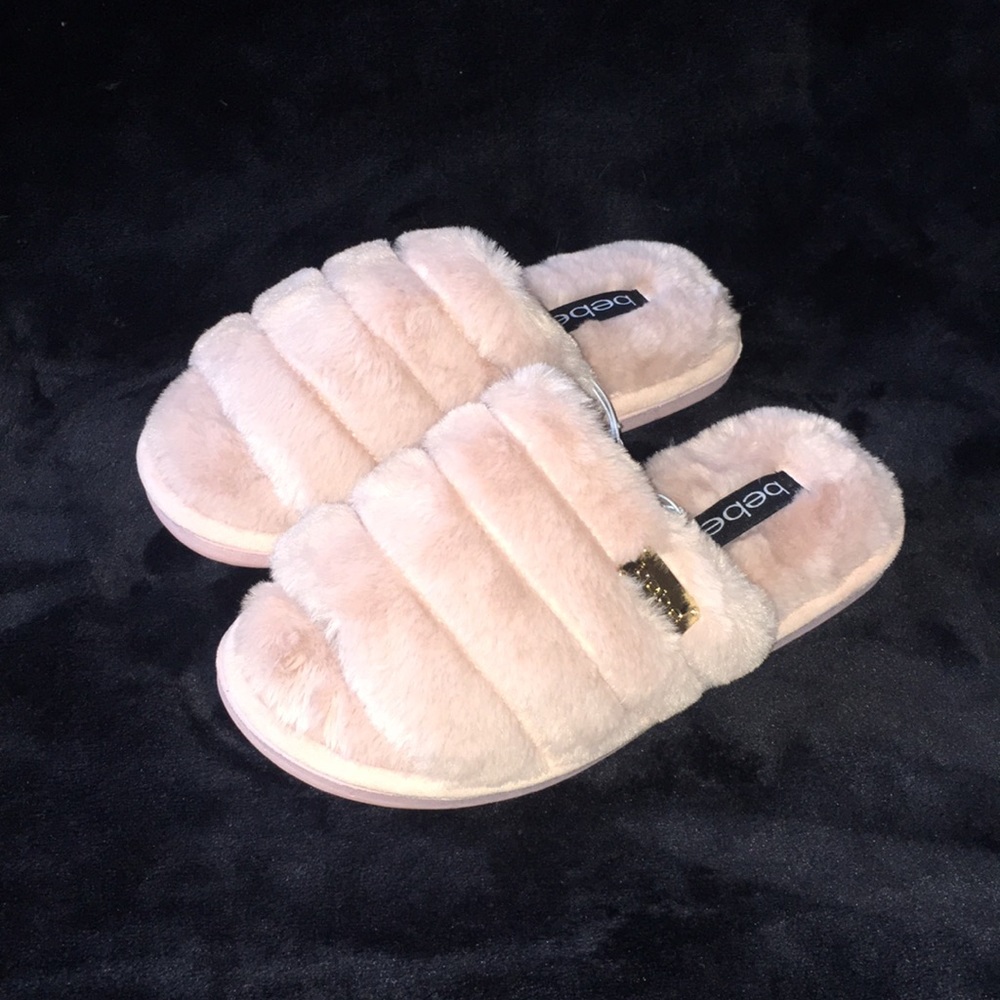 Bebe Pink Slides Size 7